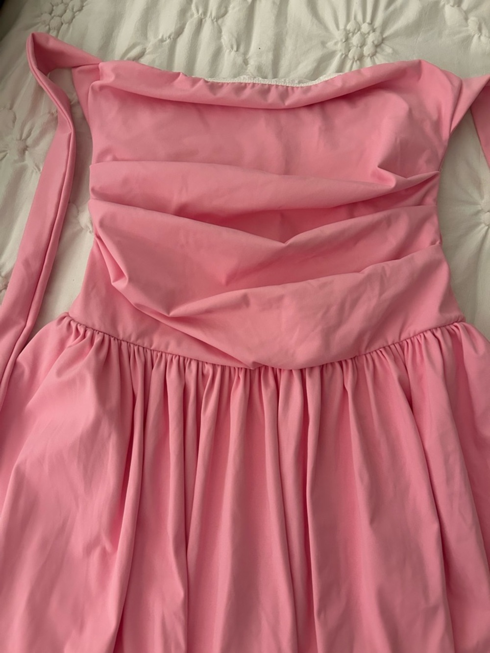 Pink Strapless athletic dress